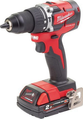 Milwaukee M18 CBLPD-202C Șurubelniță cu percuție Mașină de găurit Baterie Fără perii 18V 2x2Ah 4933464320