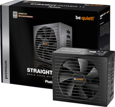 Be Quiet Straight Power 11 650W Μαύρο Τροφοδοτικό Υπολογιστή Full Modular 80 Plus Platinum