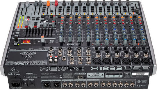 Behringer X1832USB Αναλογική Κονσόλα 18 Καναλιών με Phantom Power & 6 Εισόδους XLR