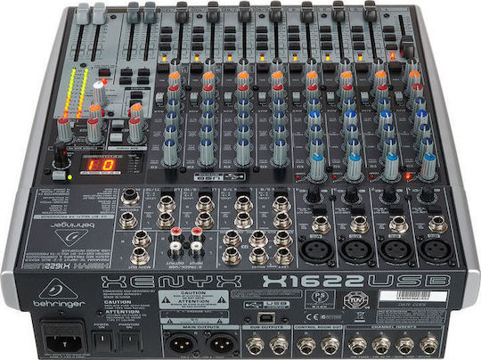 Behringer Xenyx-X1622USB Аналогова Конзола 4.0 Канала с Фантомно Захранване и 4 XLR Входове