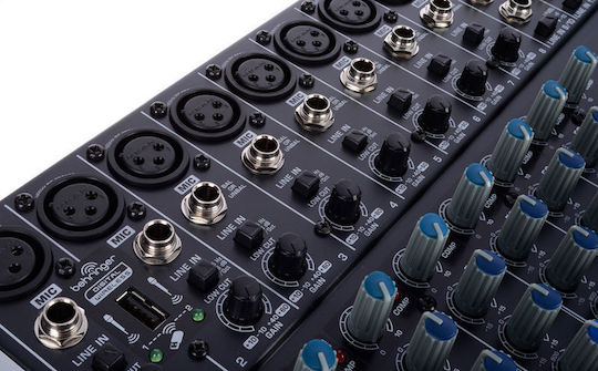 Behringer Xenyx QX2222USB Αναλογική Κονσόλα 22 Καναλιών με Phantom Power & 8 Εισόδους XLR
