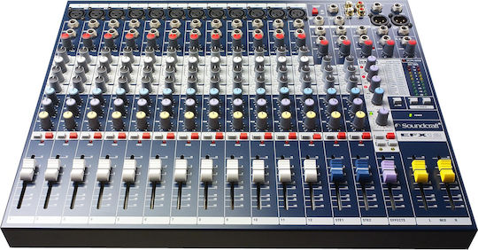 Soundcraft EFX12 Analoge Konsole 12 Kanäle / 12 XLR-Eingänge