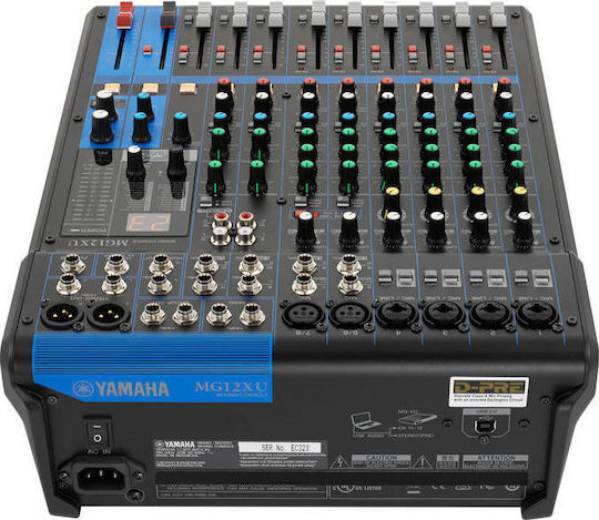 Yamaha MG-12-XU H020.00087 Consolă Analogică 12 Canale cu Putere fantomă & 6 Intrări XLR