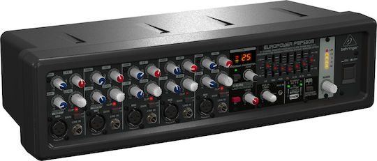 Behringer PMP 550M E007552 Самоусилваща Аналогова конзола 5 канала с Фантомно захранване & 5 XLR входове