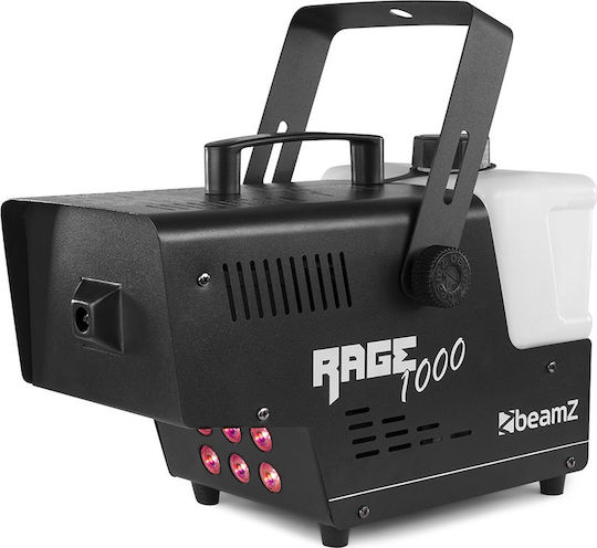 BeamZPro Rage 1000LED Μηχανή Καπνού LED 1000W με Ασύρματο / Ενσύρματο Χειριστήριο και Δυνατότητα Σύνδεσης με Κονσόλα Φωτισμού