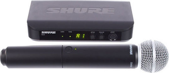 Shure BLX24/PG58 Set Wireless Δυναμικό Microphone Handmade for Vocals