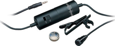 Audio Technica Kondensator (Kleinmembran) Mikrofon 3.5mm ATR3350 Revers für Kamera ATR-3350