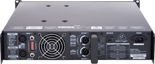 Behringer EP-2000 Τελικός Ενισχυτής PA 2 Καναλιών 500W/4Ω 350W/8Ω