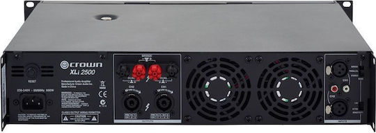 Crown Audio XLi 2500 PA Power Amplifier 2 Channels 750W/4Ω 500W/8Ω Black