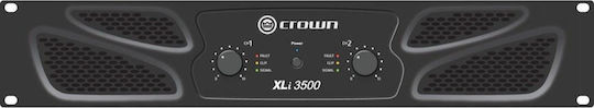 Crown Audio XLi 3500 PA Power Amplifier 2 Channels 1350W/4Ω 1000W/8Ω Black