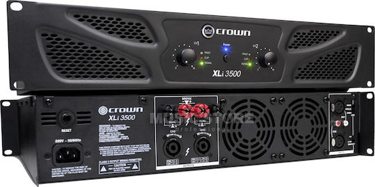 Crown Audio XLi 3500 PA Power Amplifier 2 Channels 1350W/4Ω 1000W/8Ω Black