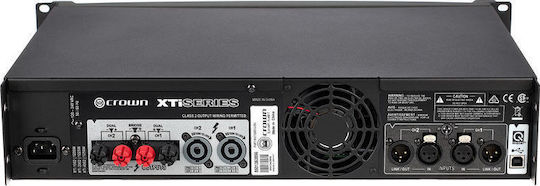 Crown Audio XTi-2002 Τελικός Ενισχυτής PA 2 Καναλιών 800W/4Ω 475W/8Ω