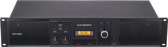 Behringer NX1000D Τελικός Ενισχυτής PA 2 Καναλιών 300W/4Ω