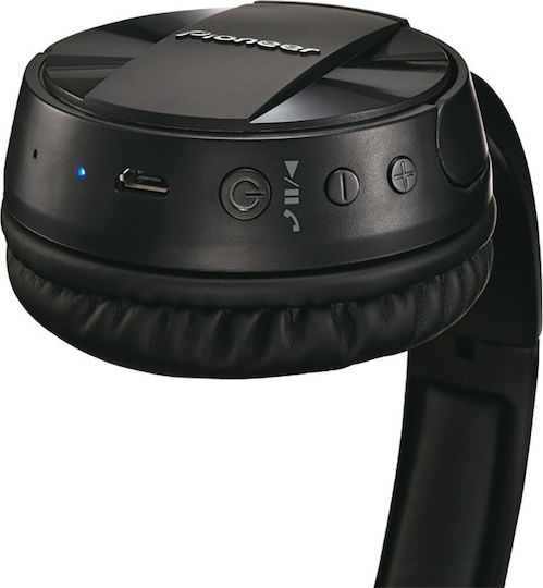 Pioneer SE-MJ553BT Ασύρματα Bluetooth On Ear Ακουστικά με 15 ώρες Λειτουργίας Μαύρα