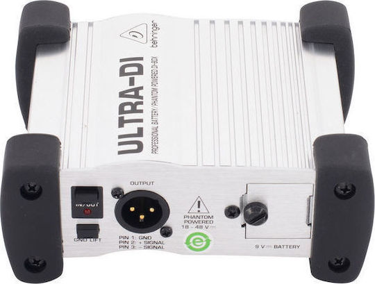 Behringer DI-100 Active 1 Channel DI Box with Phantom Power and Battery