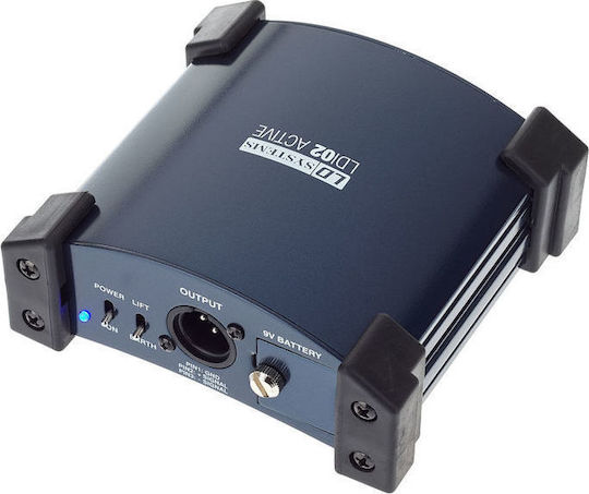 LD Systems LDI02 Активен DI Box 1 Канал с Battery и Фантомно захранване