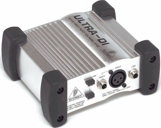Behringer DI-100 Active 1 Channel DI Box with Phantom Power and Battery