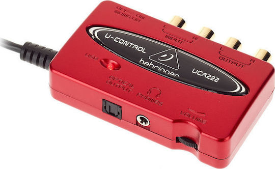 Behringer UCA222 Εξωτερική Επαγγελματική Κάρτα Ήχου με Σύνδεση USB