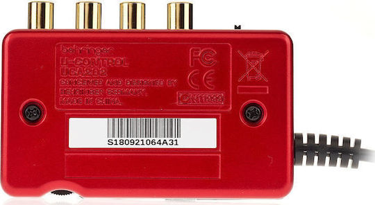 Behringer UCA222 Εξωτερική Επαγγελματική Κάρτα Ήχου με Σύνδεση USB