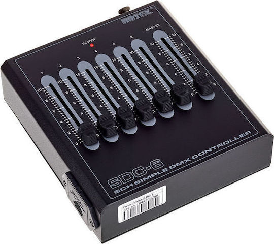 Elation SDC-6 Faderdesk V2 DMX Controller Κονσόλα Φωτισμού με 6 Κανάλια Ελέγχου