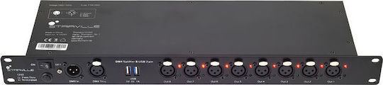 Stairville DMX Splitter 8 USB 3 Pin DMX Splitter για Κονσόλα Φωτισμού