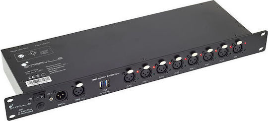 Stairville DMX Splitter 8 USB 3 Pin DMX Splitter για Κονσόλα Φωτισμού