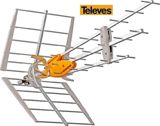 Televes Dat Boss Outdoor TV Antenna (without power supply) Orange Connection via Coaxial Cable