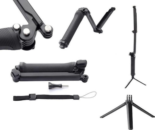 Selfie Stick Monopod Ledistar LDX-P3 3-Way για Action Cameras GoPro