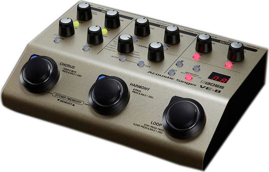 Boss VE-8 Acoustic Singer VE-8 Πετάλι Preamp Φωνής και Ηλεκτροακουστικών Οργάνων