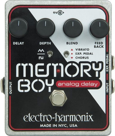 Electro-Harmonix Memory Boy Πετάλι Effect Delay Ηλεκτρικής Κιθάρας, Ηλεκτρικού Μπάσου και Ηλεκτροακουστικών Οργάνων
