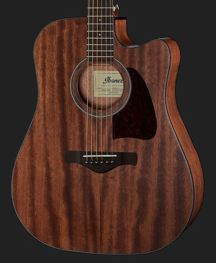 Ibanez Semi-Acoustic Guitar AW54CE Open Pore Cutaway Natural