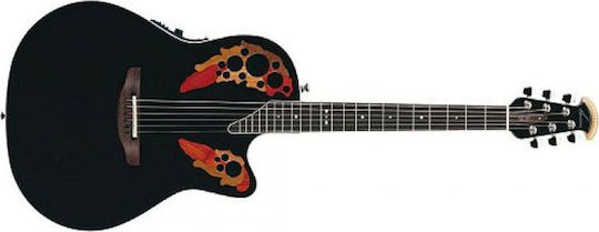 Ovation Полуакустичен Китара 2778AX5 Elite Standard Отрязана Черно