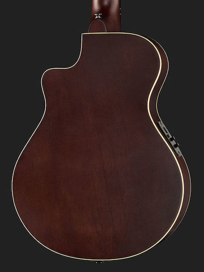 Yamaha Semi-Akustik Gitarre APXT2 Ausschnitt Rot / Sunburst