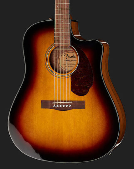 Fender Semi-Acoustic Guitar CD-140 SCE Cutaway Sunburst
