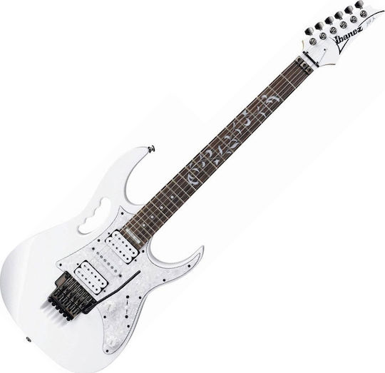 Ibanez JEM 555 Електрическа Китара Stratocaster с HSH Конфигурация на Пикапите Бял