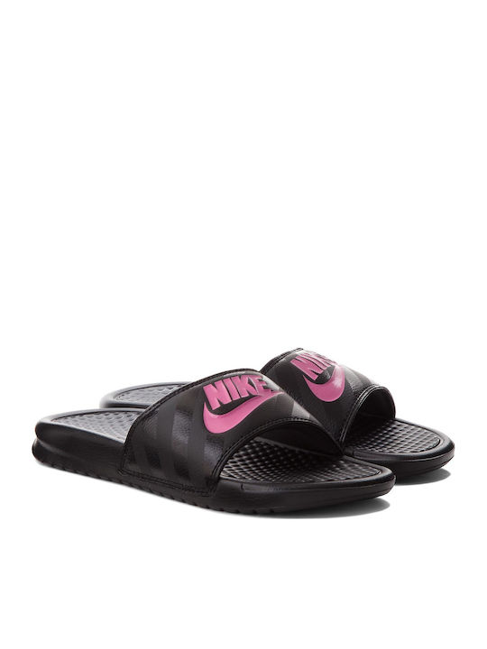 Benassi Just Do It Women's Slides Black