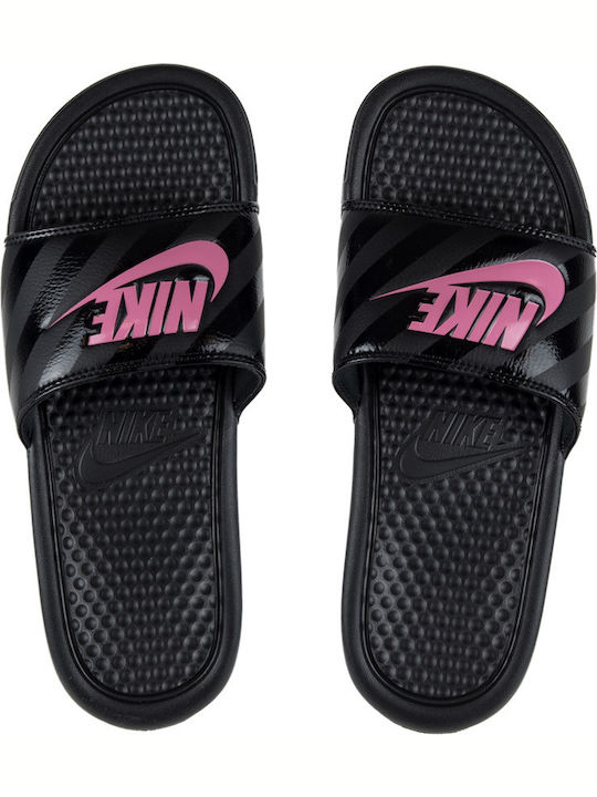 Benassi Just Do It Women's Slides Black