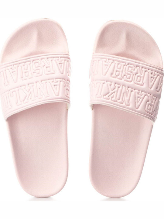 Slides in Rosa Farbe