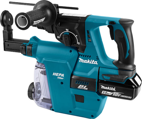 Makita DHR242RTJW Impact Demolition Hammer Battery Brushless 18V 2x5Ah with Chuck SDS Plus DHR242RTJW