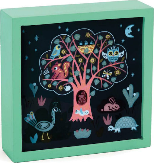 Djeco Wooden Kids Wall Light Forest Animals