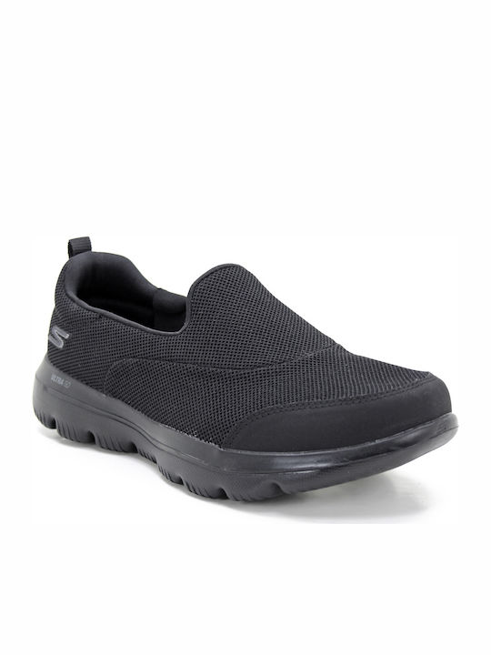 Gowalk Evolution Ultra Γυναικεία Slip-On Πάνινα Μαύρα