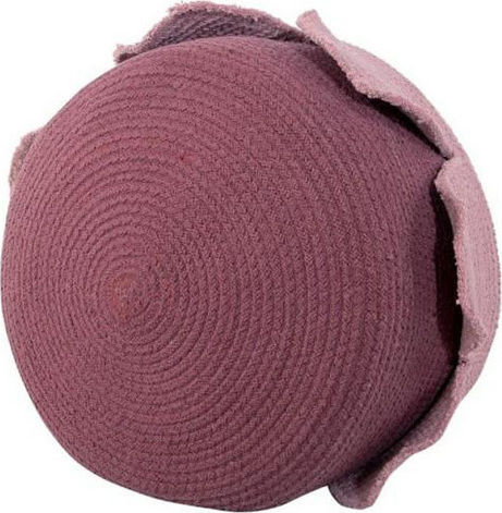 Lorena Canals Kinder Aufbewahrungskorb aus Stoff Petals Rosa 33x20x33cm 1Stück