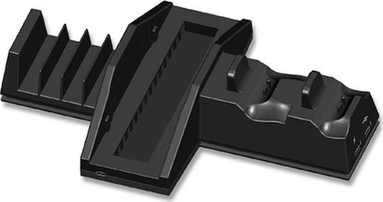 Dobe PS4 Pro Multi-functional Charging & Cooling Stand Βάση Φόρτισης για 2 χειριστήρια PS4 Μαύρη TP4-837