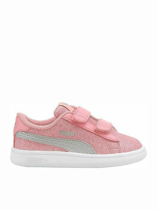 Smash Glitz Glam Παιδικά Sneakers με Σκρατς Ροζ