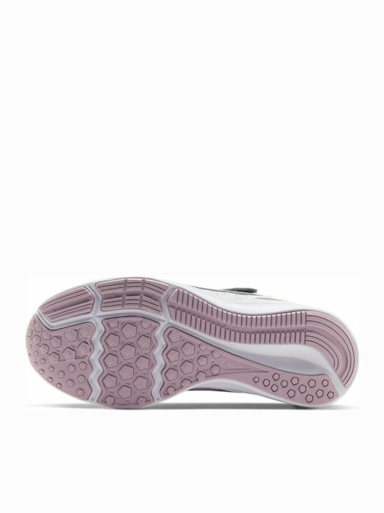 Downshifter 9 Αθλητικά Παιδικά Παπούτσια Running με Σκρατς Iced Lilac / White / Smoke Grey