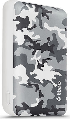 TTEC ReCharger 10000mAh Λευκό Camouflage