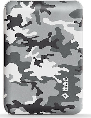 TTEC ReCharger 10000mAh Λευκό Camouflage