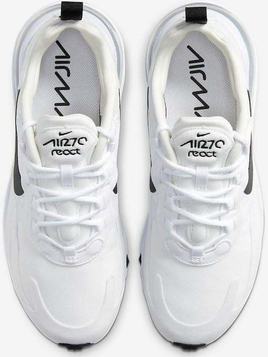 Air Max 270 React Women's Sneakers White / Black / Metallic Silver