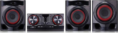 LG Ηχοσύστημα 2.1 CJ45 720W με CD Player, WiFi και Bluetooth Μαύρο