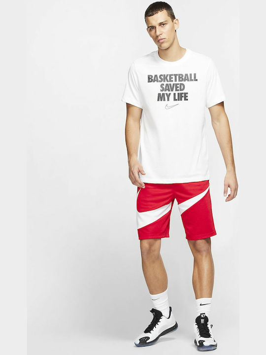 Basketball Men's Athletic Shorts Dri-Fit Red